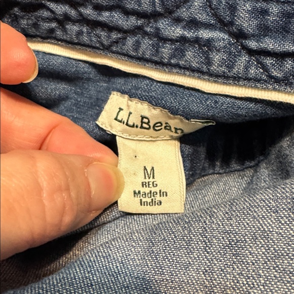 LL Bean Denim Shirt - Picture 6 of 12